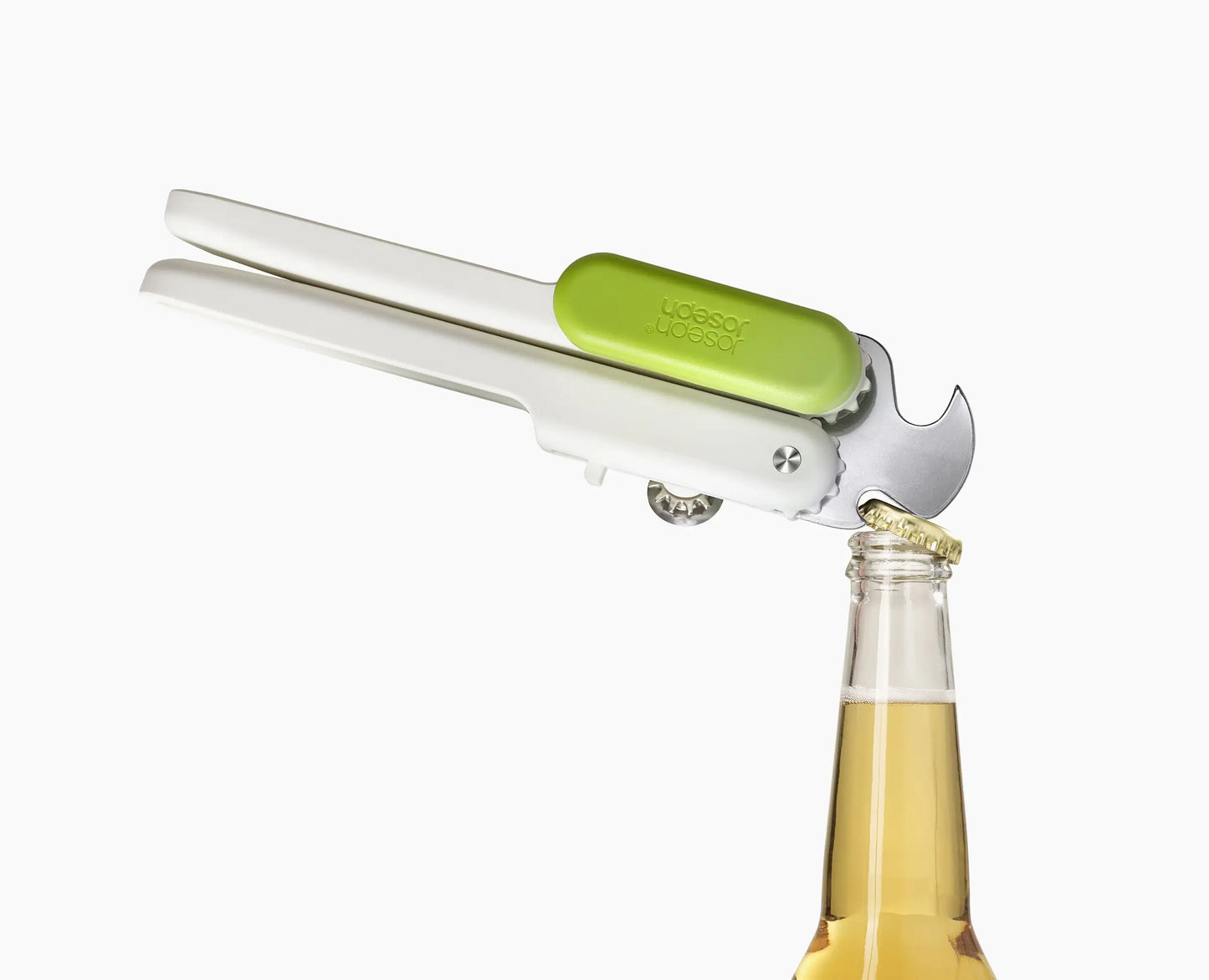 Pivot™ 3-in-1 White Multifunctional Can Opener for Effortless Kitchen Tasks