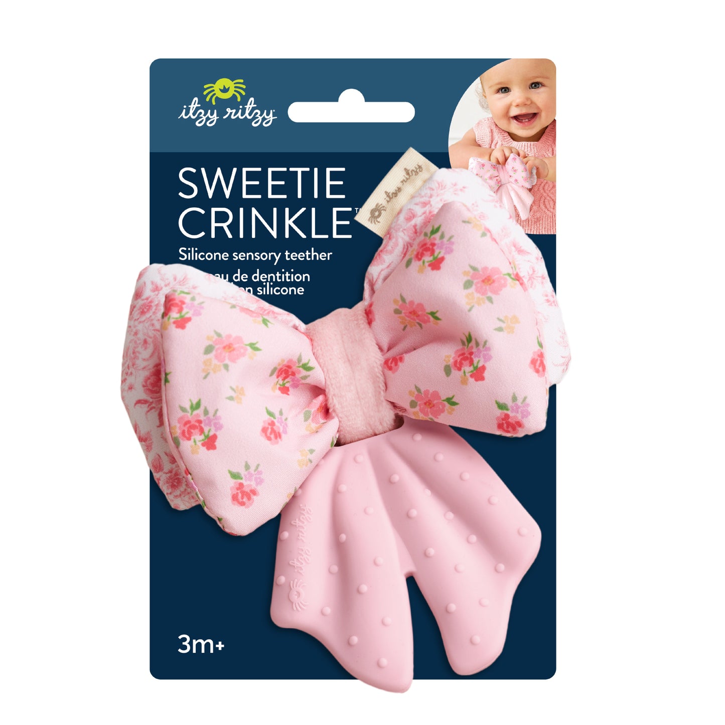 Sweetie Crinkle™ Cuddly Sensory Teething Ring