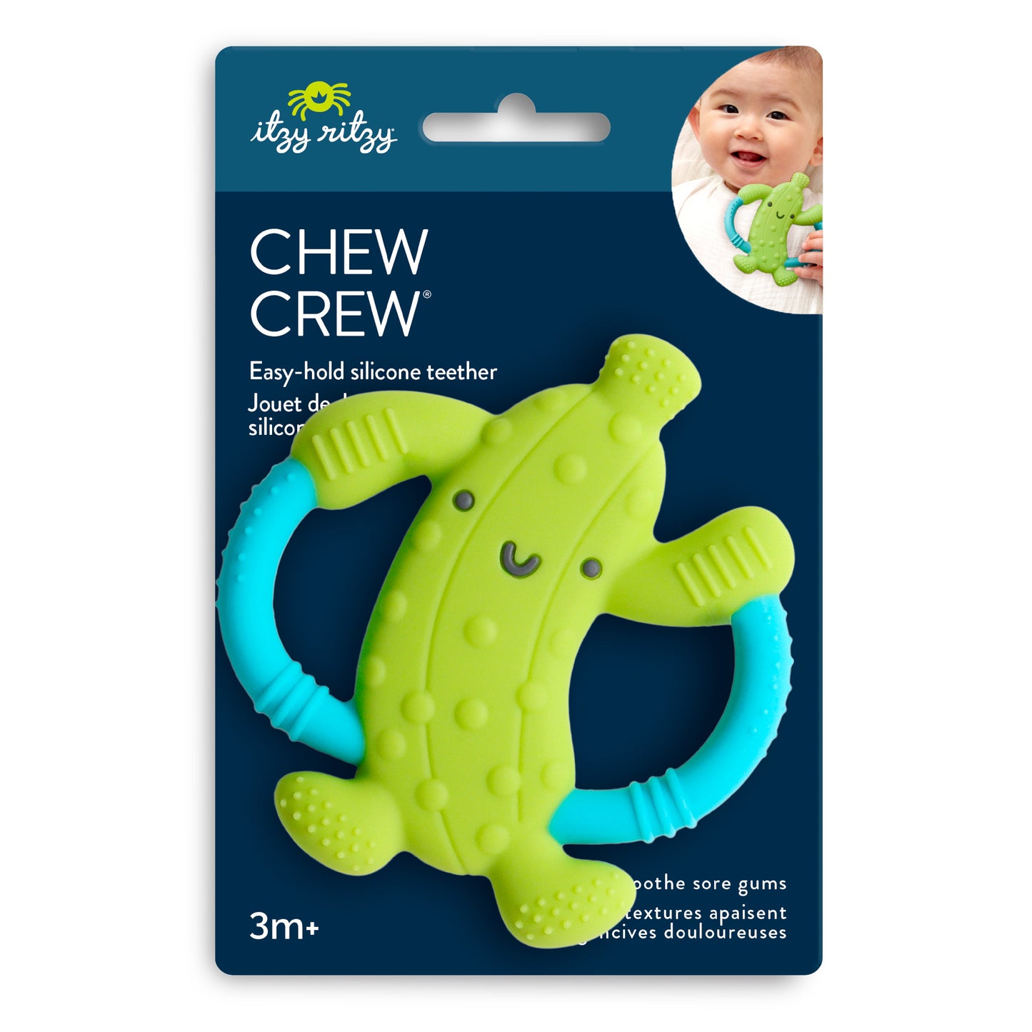 Chew Crew™ Silicone Gums Massager with Ergonomic Handle