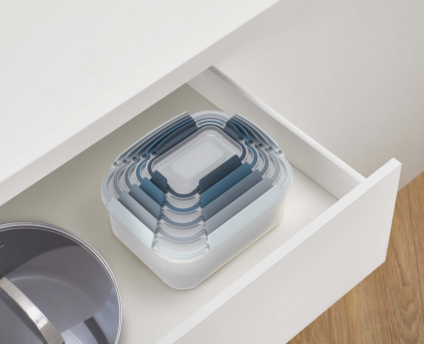 Nest™ Lock 5 Stück Blaues Lebensmittelbehälter-Set - Edizione Premium