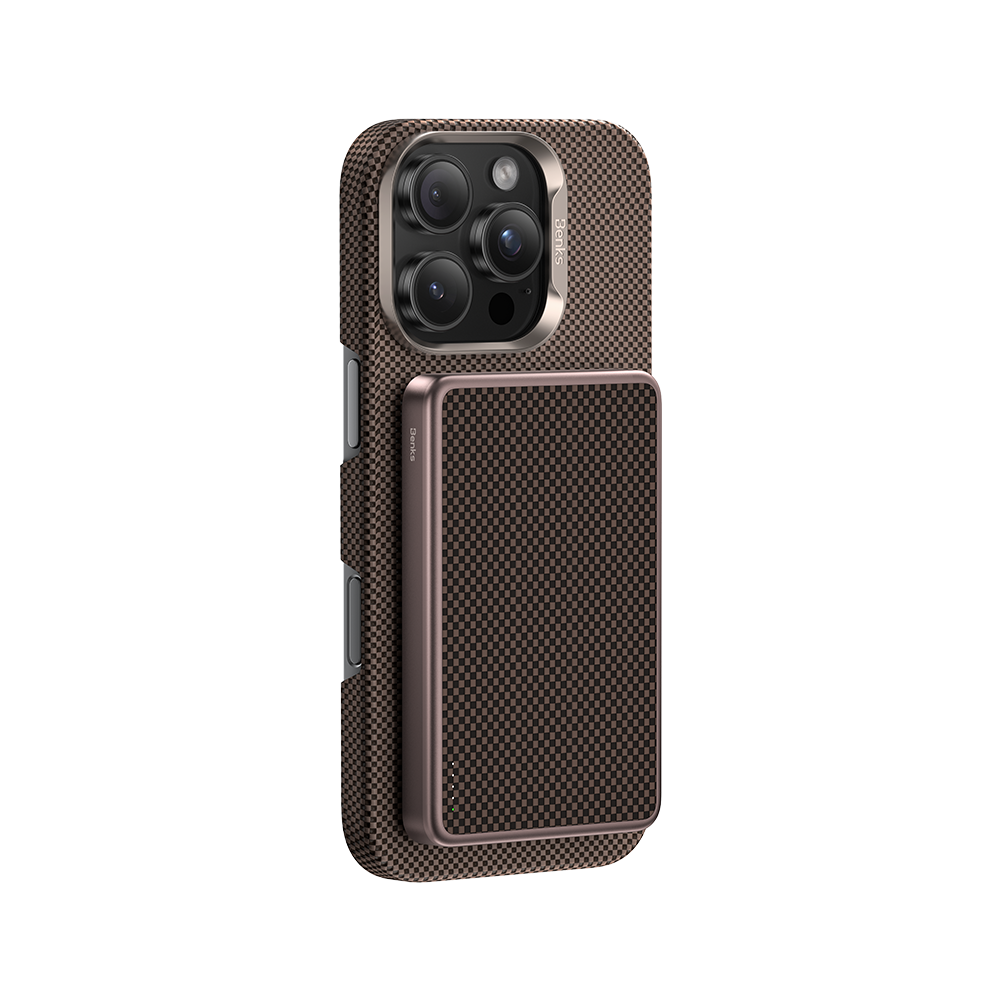 Qi2 Wireless Portable Charger 10000mAh - MagSafe Compatible Power Bank with Magnetic Alignment