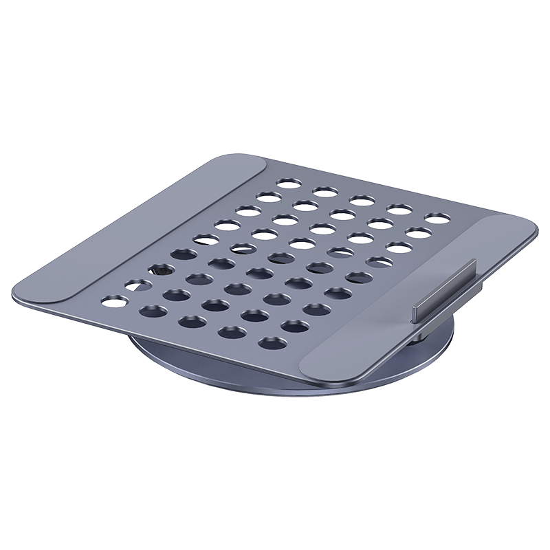 Adjustable Aluminum Laptop Stand - Ergonomic Desk Riser for MacBook and Laptops