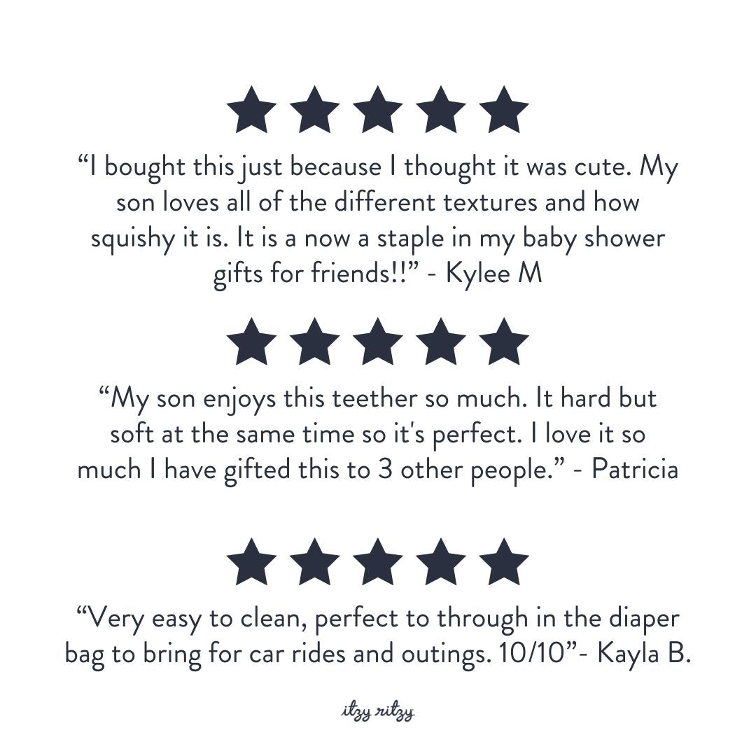 Ritzy Teether™ - Elastics and Chewy Toys for Baby Teeth