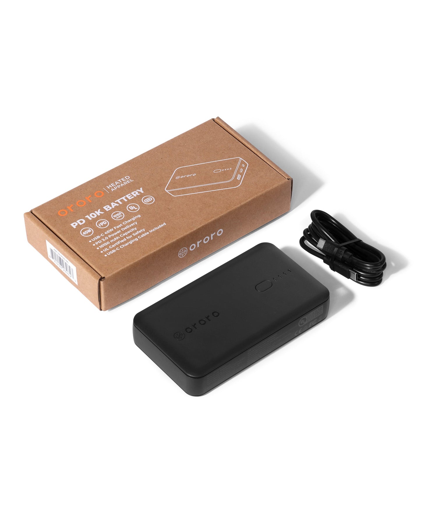 PD 10K Rechargeable Battery (USB-C, 45W Power Delivery)