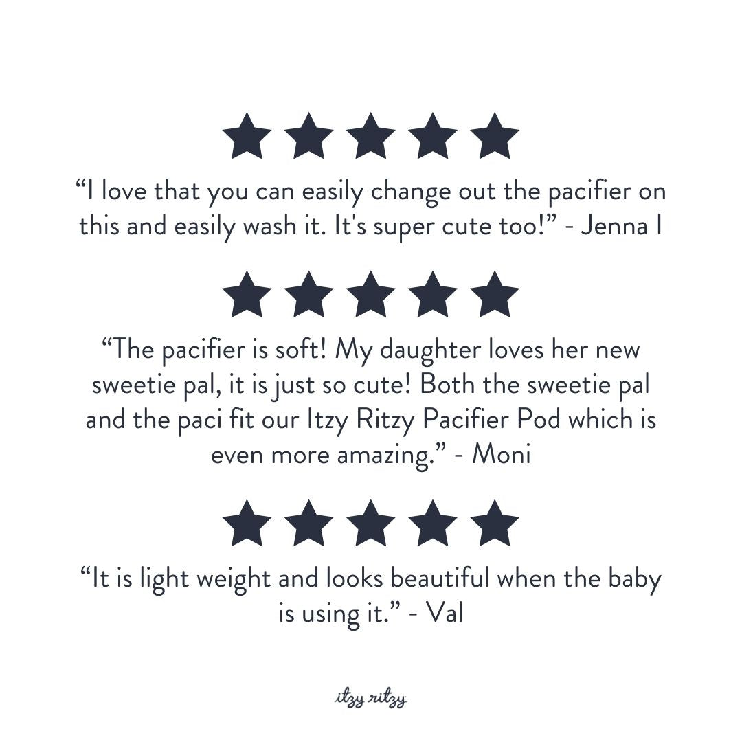 Sweetie Pal™ - adorable pacifier and plush toy walker