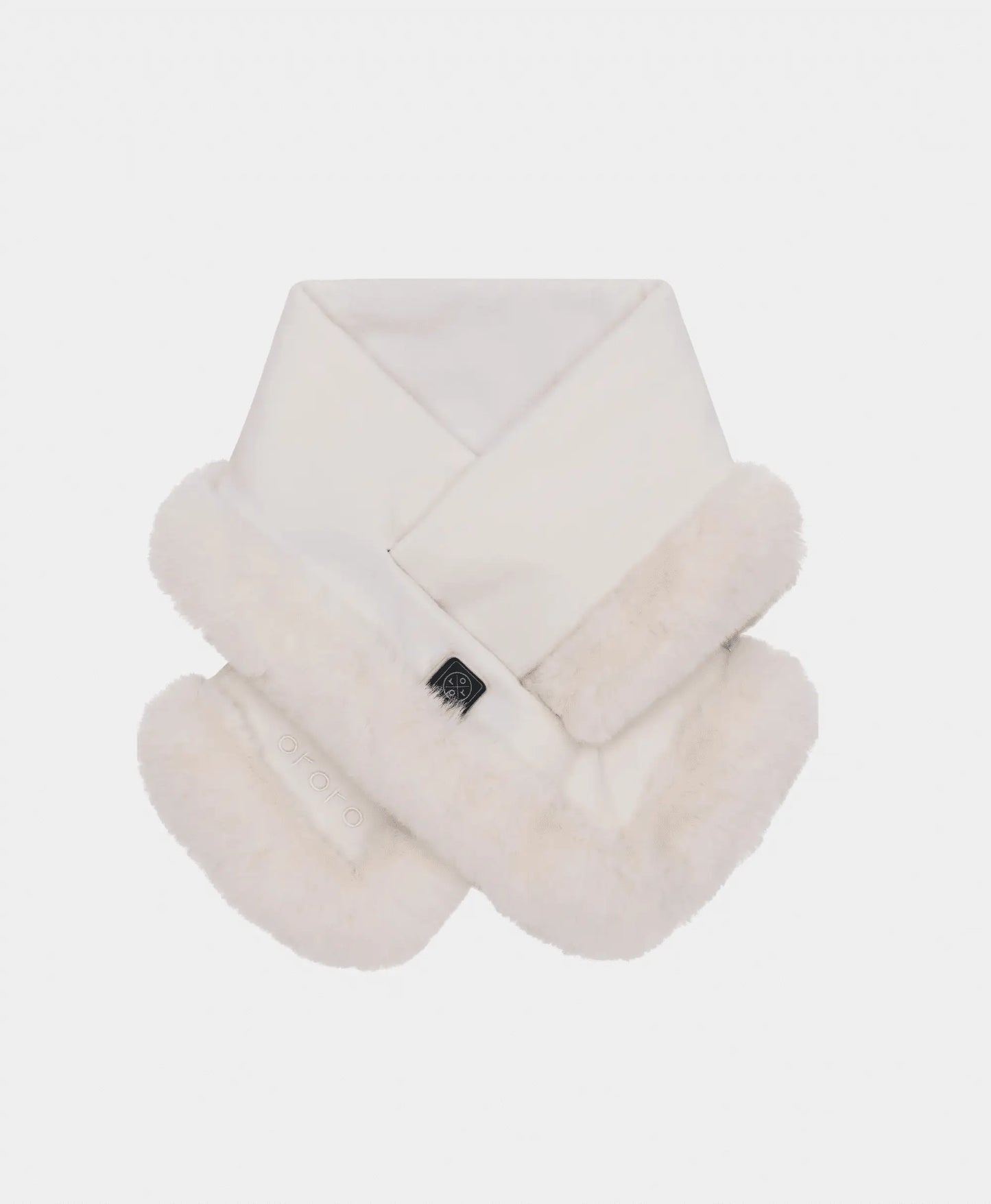 Queen Cove Unisex Heated Faux Fur Fleece Scarf