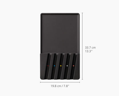 Set of colorful knives and utensils for drawer storage - 10 pieces