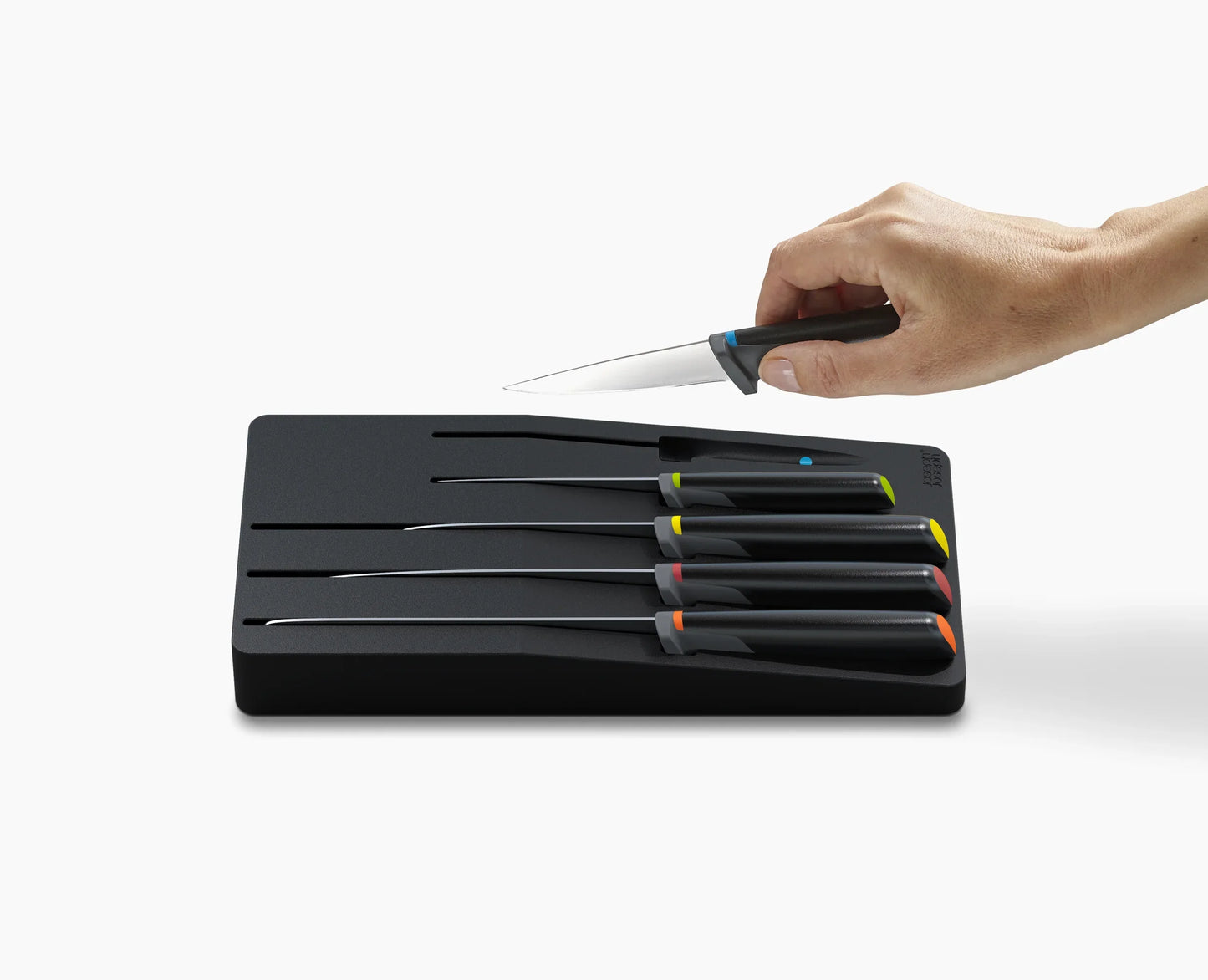 Elevate™ Boutique 5-Piece Multicolour Knife Set with Convenient In-Drawer Storage Tray
