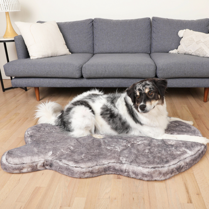 PupRug® Luxe Faux Fur Orthopädisches Hundeorbett – Ultra Weich & Chinchilla-Texture