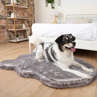 PupRug® Luxe Faux Fur Orthopädisches Hundeorbett – Ultra Weich & Chinchilla-Texture