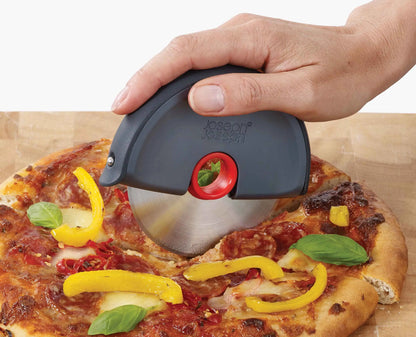 Couteau à Pizza Facile à Nettoyer Gris - Coupe-Précision et Pratique