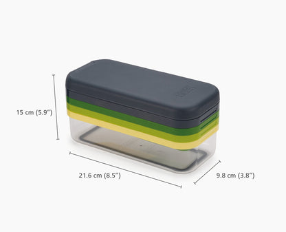 Multi-Prep™ Compact 4-in-1 Multicolour Grater & Slicer Set