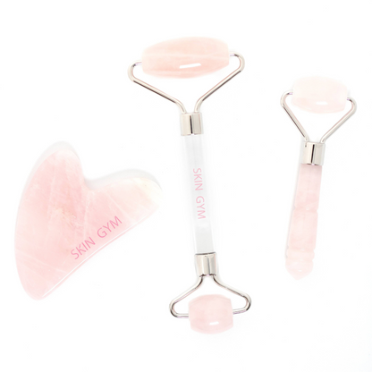 Ensemble d'entraînement en quartz rose 3 pièces pour une allure élégante et performante