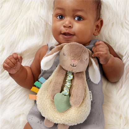 Lovey Pal™ adorable taupe bunny security companion for babies