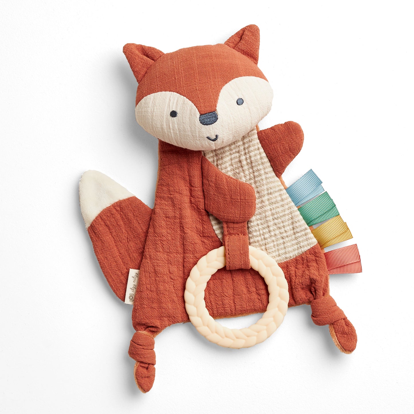 Bitzy Crinkle™ Sensory Crinkle Pal - Adorable Fox Touch and Play Toy