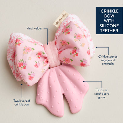 Sweetie Crinkle™ Cuddly Sensory Teething Ring