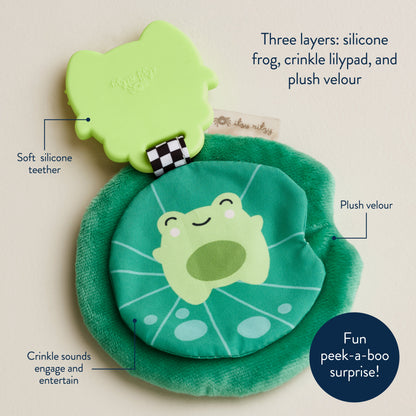 Sweetie Crinkle™ Cuddly Sensory Teething Ring