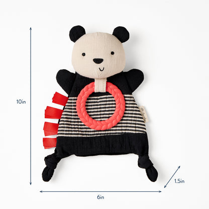 Bitzy Crinkle™ Sensory Crinkle Toy with Gentle Teether for Soothing Play