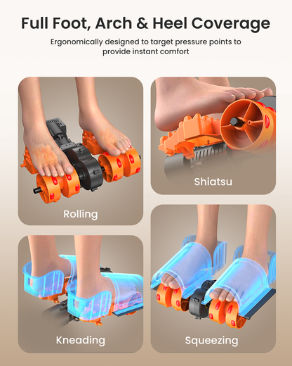 Massaggiatore Shiatsu Premium per Piedi con Funzioni Avanzate