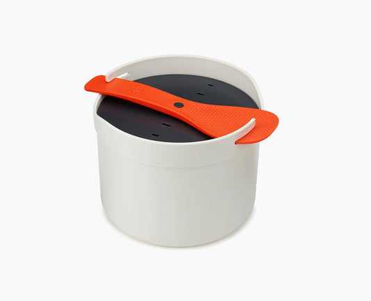 M-Cuisine™ Rice Cooker für Mikrowelle – Schnelligkeit und Bequemlichkeit in Weiß