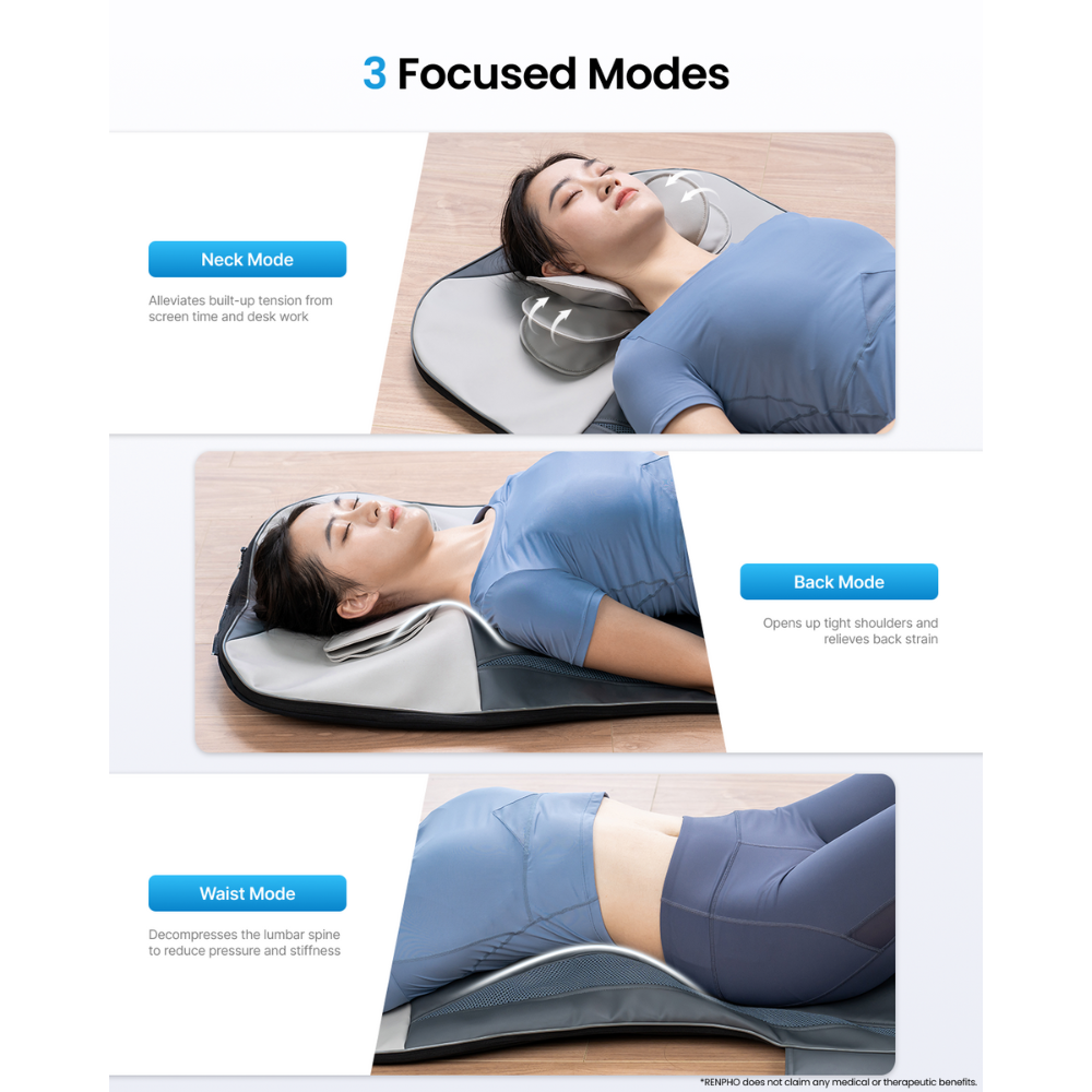 Aeria Lumbar, Neck & Back Massager for Ultimate Relaxation