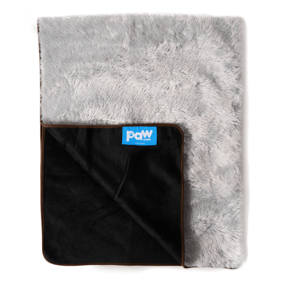 PupProtector™ Luxe Short Fur Waterproof Throw Blanket - Elegant Grey