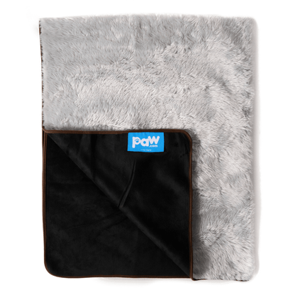 PupProtector™ Luxe Short Fur Waterproof Throw Blanket - Elegant Grey
