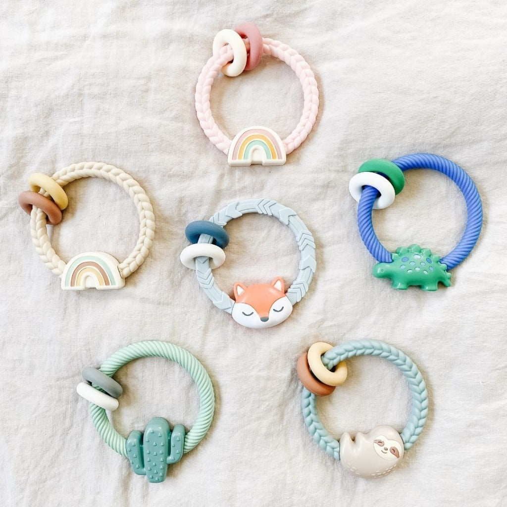 Ritzy Rattle® with Teething Rings - The Perfect Toy for Fun and Teething Joy
