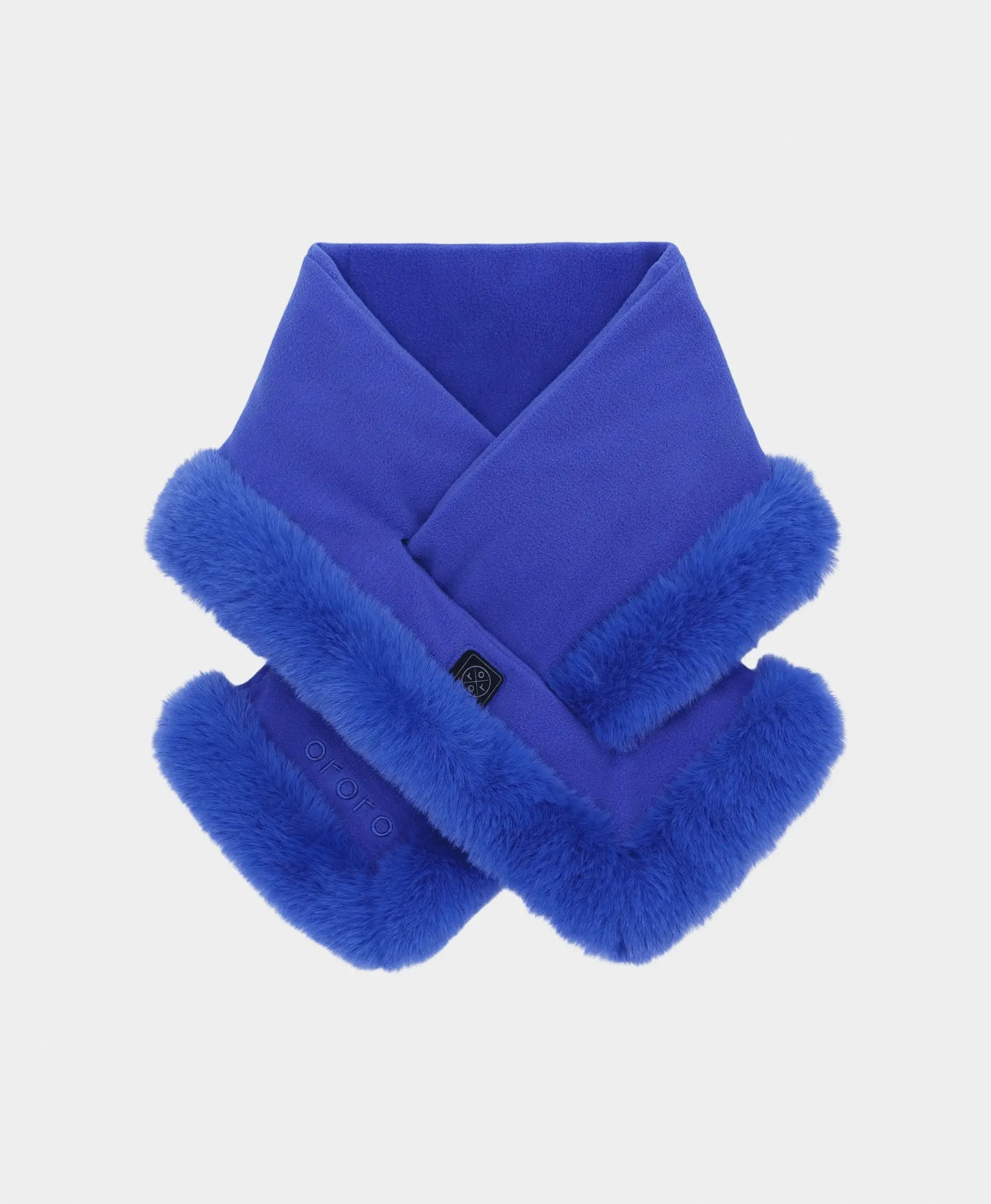 Queen Cove Unisex Heated Faux Fur Fleece Scarf