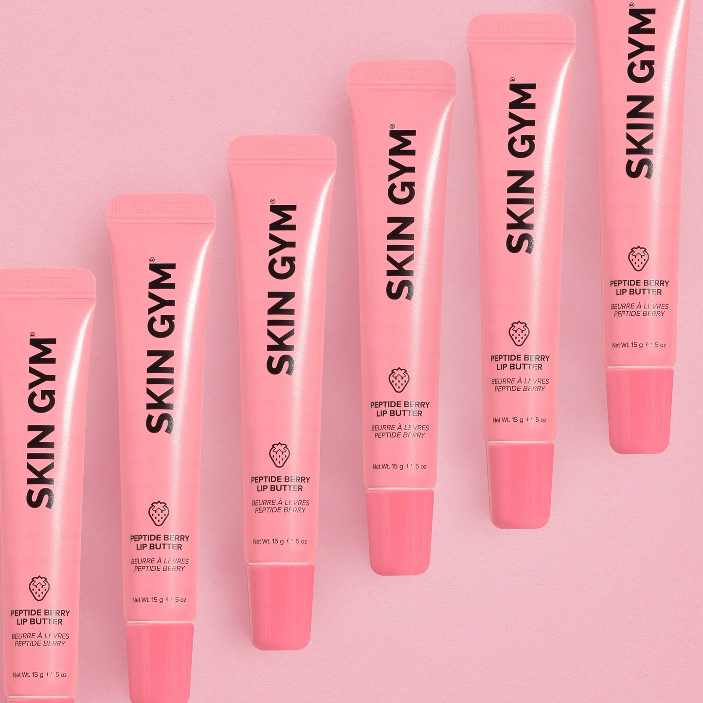 Lèvres Hydratées et Pulpées avec Berry Peptide Lip Butter