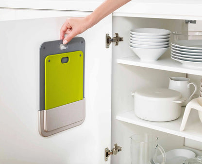 DoorStore™ Grey Chop 2-in-1 Cutting Board Set - Perfect for Effortless Kitchen Prep