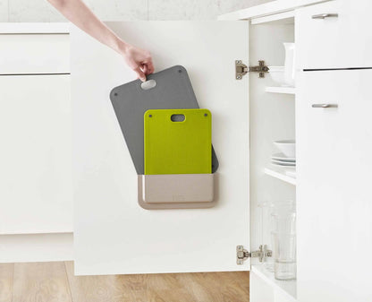 DoorStore™ Grey Chop 2-in-1 Cutting Board Set - Perfect for Effortless Kitchen Prep