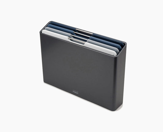 Folio™ Großer 4-teiliges graues Schneidebrett-Set für vielseitiges Küchenhandling