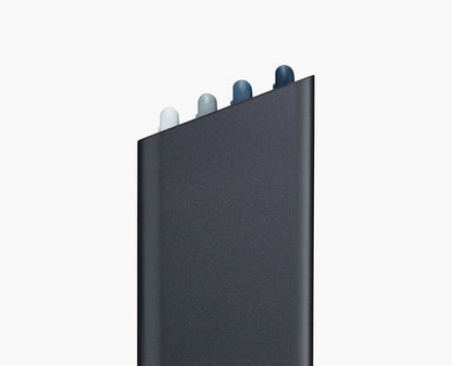 Folio™ Großer 4-teiliges graues Schneidebrett-Set für vielseitiges Küchenhandling