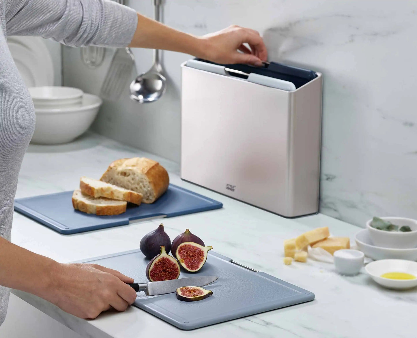 Folio™ 4 pièces Ensemble de planches à découper bleues – Éditions exclusives