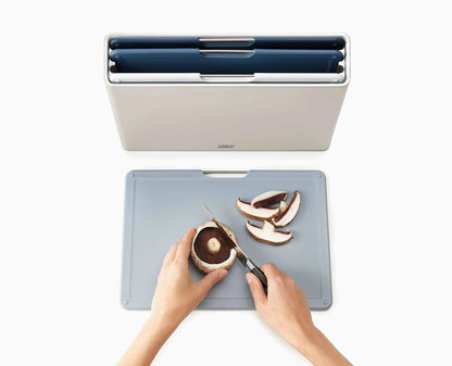 Folio™ 4 pièces Ensemble de planches à découper bleues – Éditions exclusives