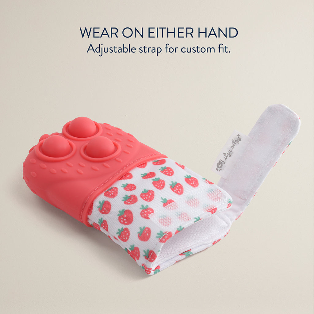 Itzy Mitt Pop™ - Sensory Tactile Teething Mitt for Adults and Children