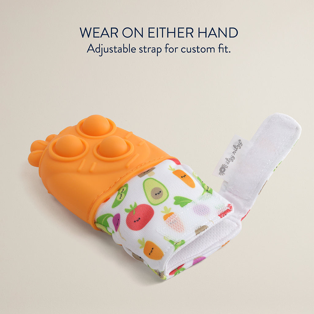 Itzy Mitt Pop™ Strategy for Teething and Sensory Stimulation