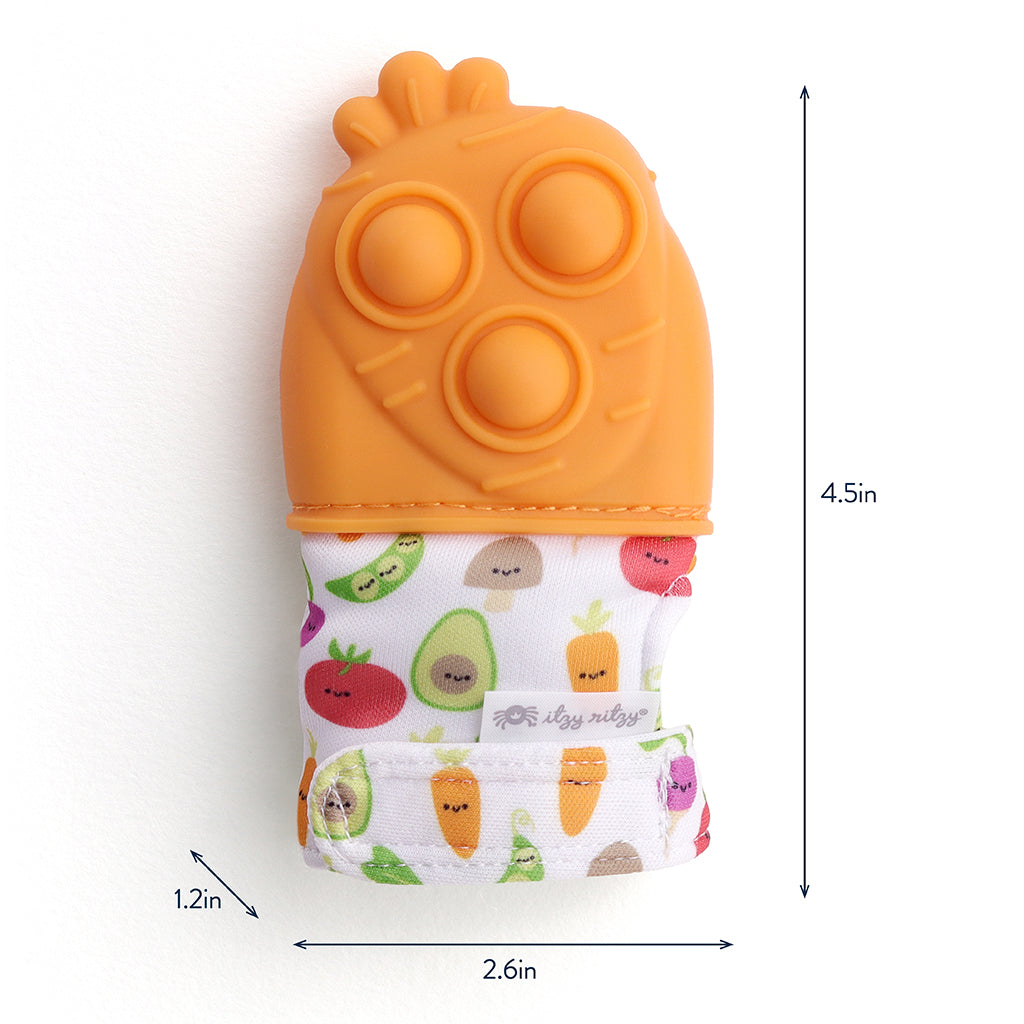 Itzy Mitt Pop™ Strategy for Teething and Sensory Stimulation