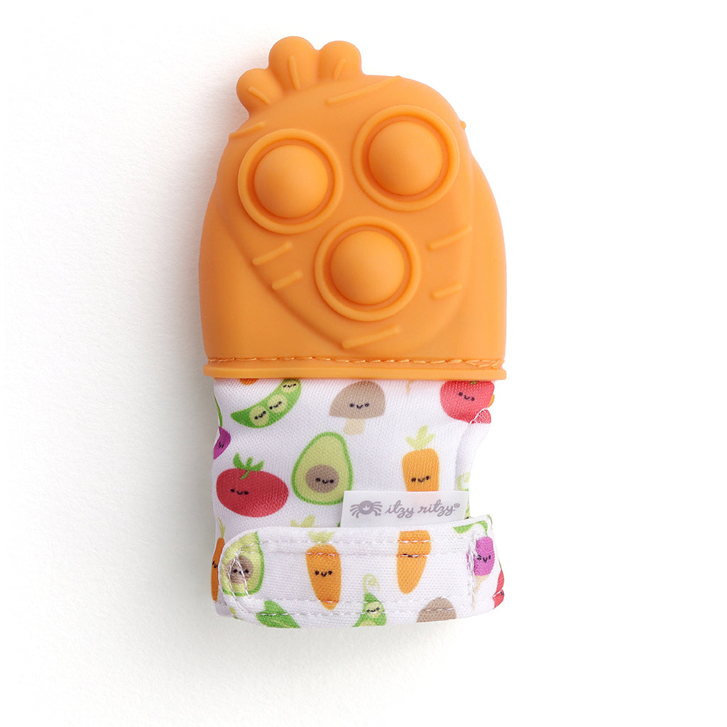 Itzy Mitt Pop™ Strategy for Teething and Sensory Stimulation