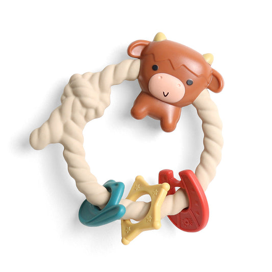 Ritzy Rattle® with Teething Rings - The Perfect Toy for Fun and Teething Joy