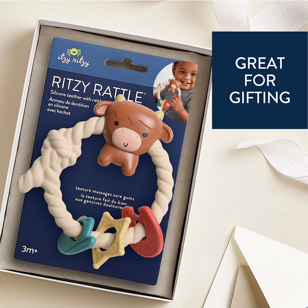 Ritzy Rattle® with Teething Rings - The Perfect Toy for Fun and Teething Joy