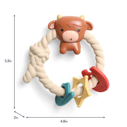 Ritzy Rattle® with Teething Rings - The Perfect Toy for Fun and Teething Joy