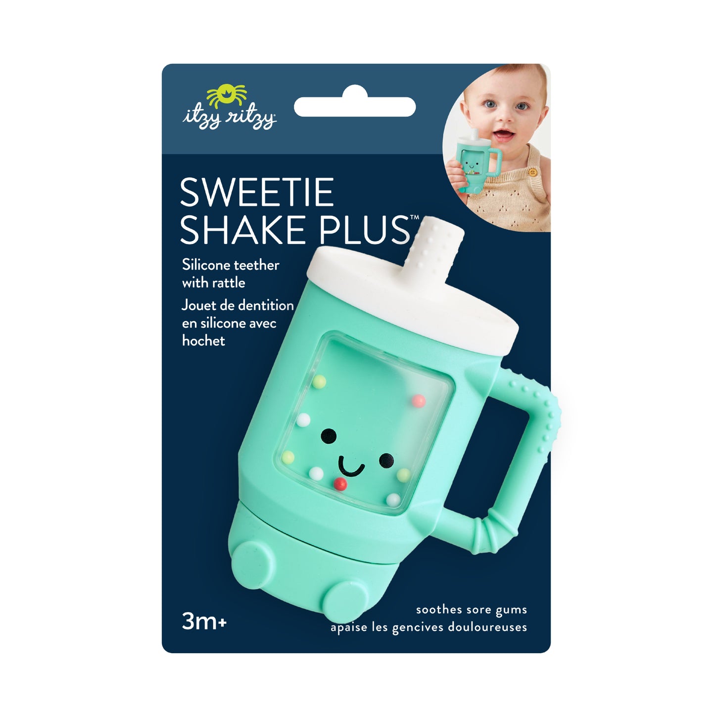 Sweetie Shake Plus™ Rattle and Teething Toy for Sweet Baby Joy
