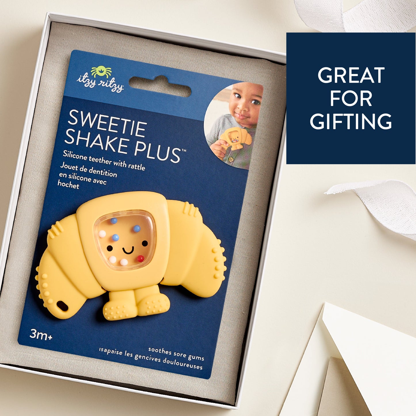 Sweetie Shake Plus™ Rattle and Teething Toy for Sweet Baby Joy