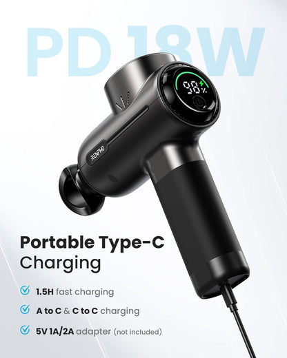 Massage Gun Aktiv + Effizient für Tiefengewebsmassage