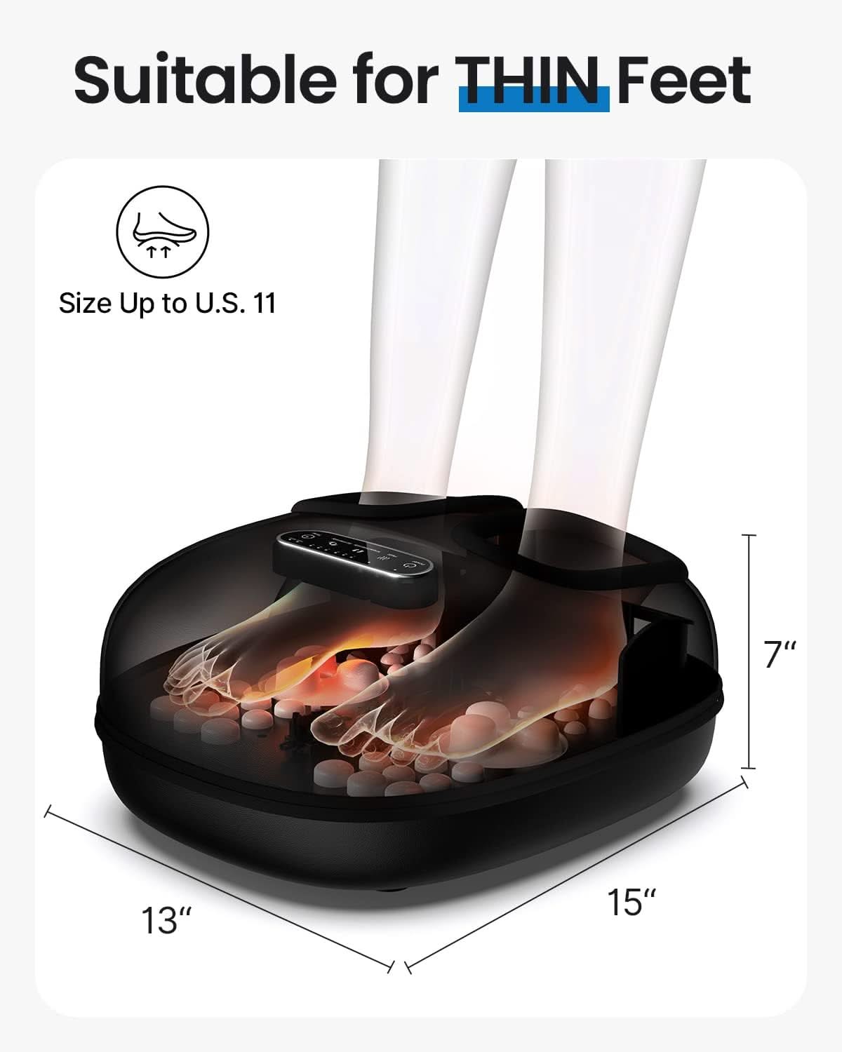 Mini Massaggiatore Shiatsu per Piedi con Tocco Relaxante