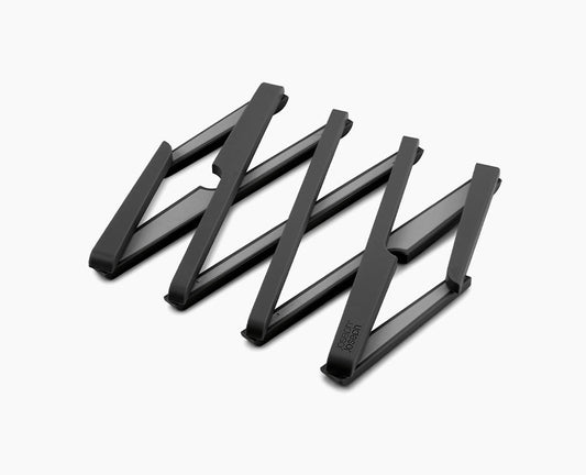 Stretch™ Expandable Black Trivet - Flexible and Stylish Heat-Resistant Serving Solution