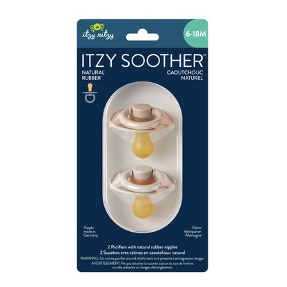 Itzy Soother™ Natural Rubber Pacifier for Babies 6-18 Months