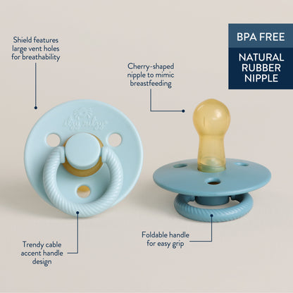 Itzy Soother™ Natural Rubber Pacifier for Babies 6-18 Months
